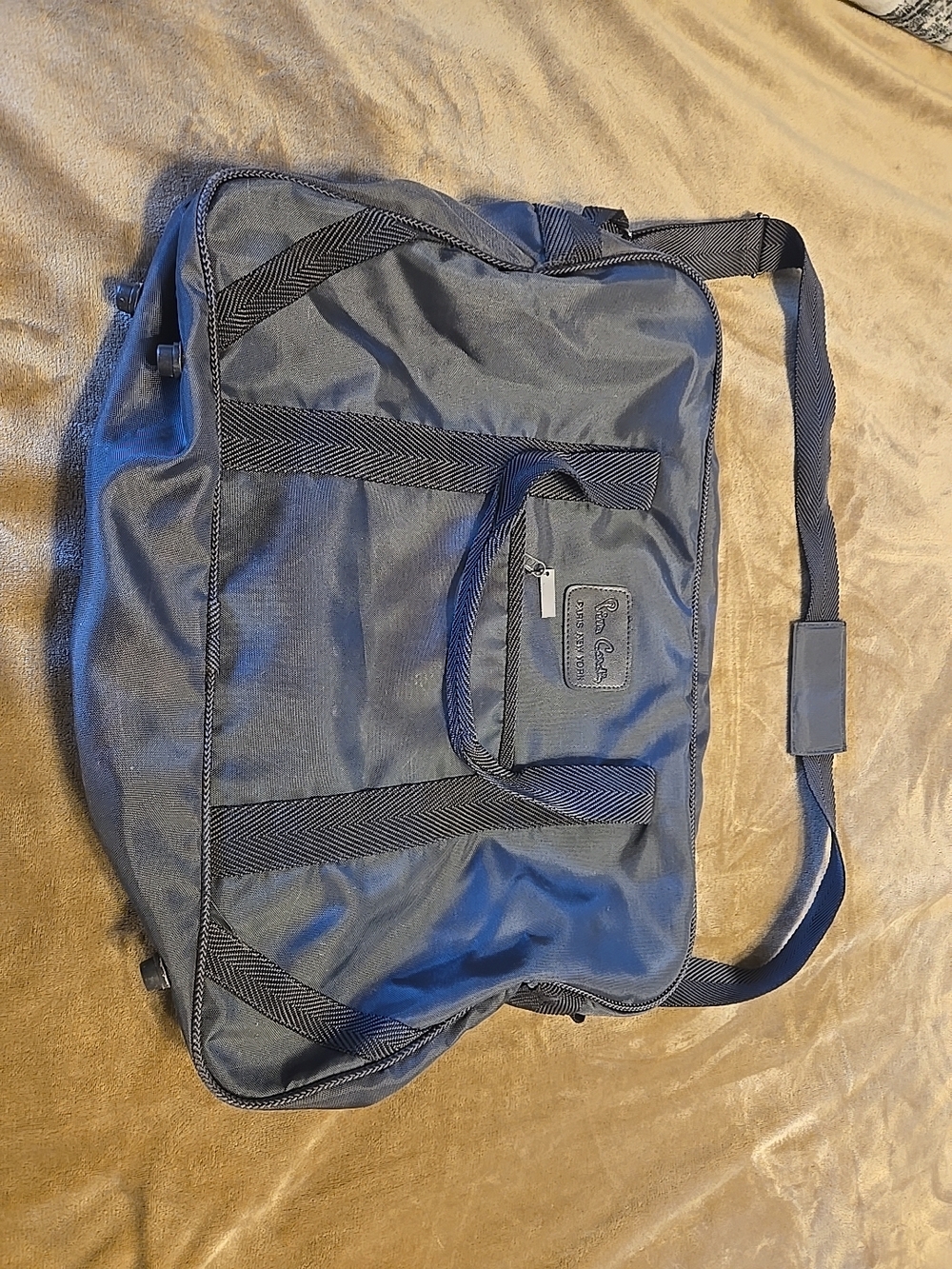 Pierre Cardin Gray Travel Duffel with Adjustable Shoulder Strap 20"